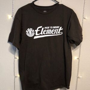 Element Men’s Brown T-shirt Size Medium